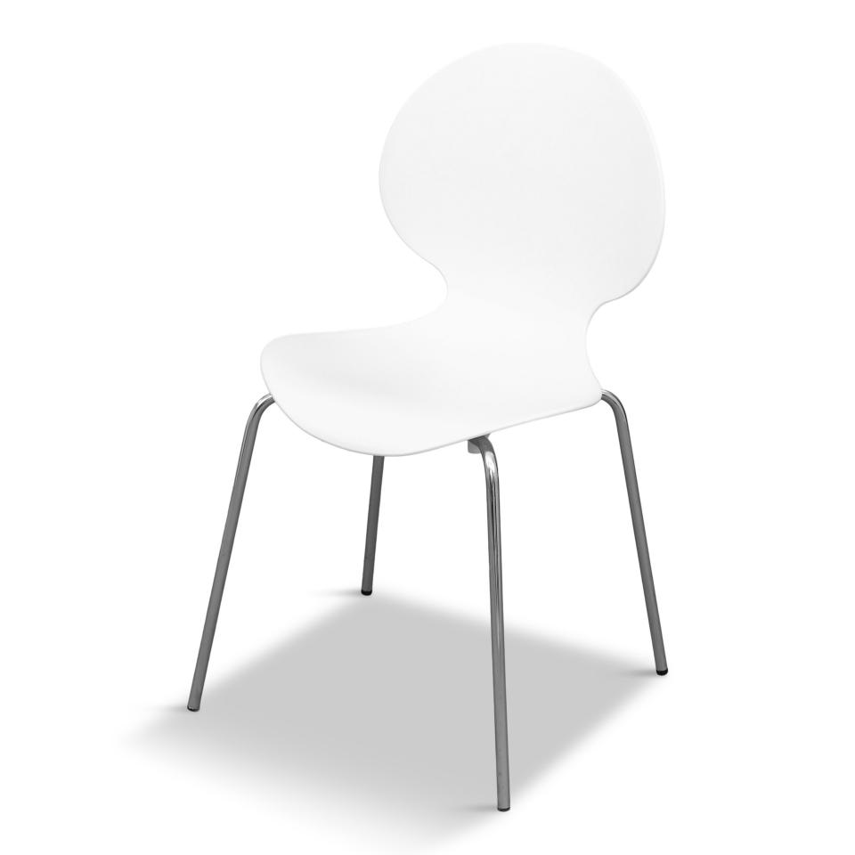 Designstuhl Easy, white