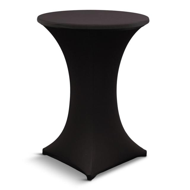 Stretchhusse, 80cm ø, schwarz - passt auf Stehtisch 