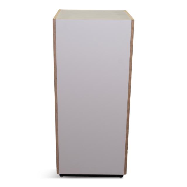 Stehtisch Cube - Elegante Stehtischsäule in weiß