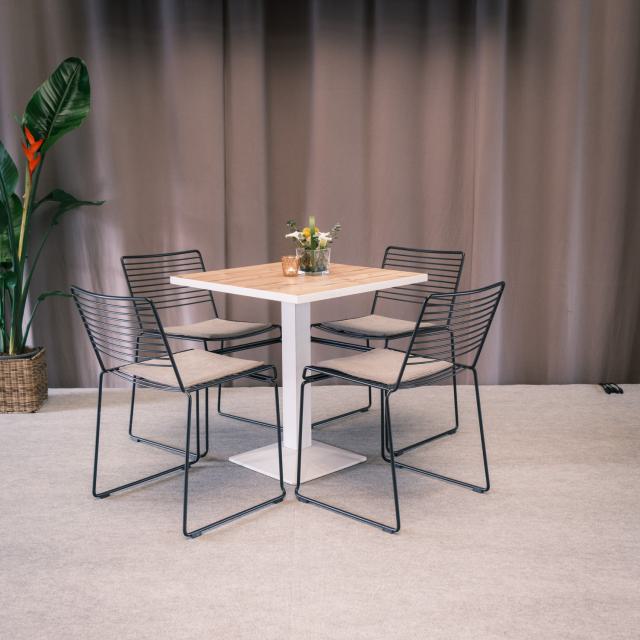 Bistrotisch Kuadra Pine, 70x70 cm
