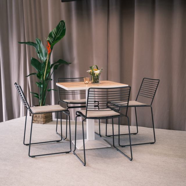 Bistrotisch Kuadra Pine, 70x70 cm