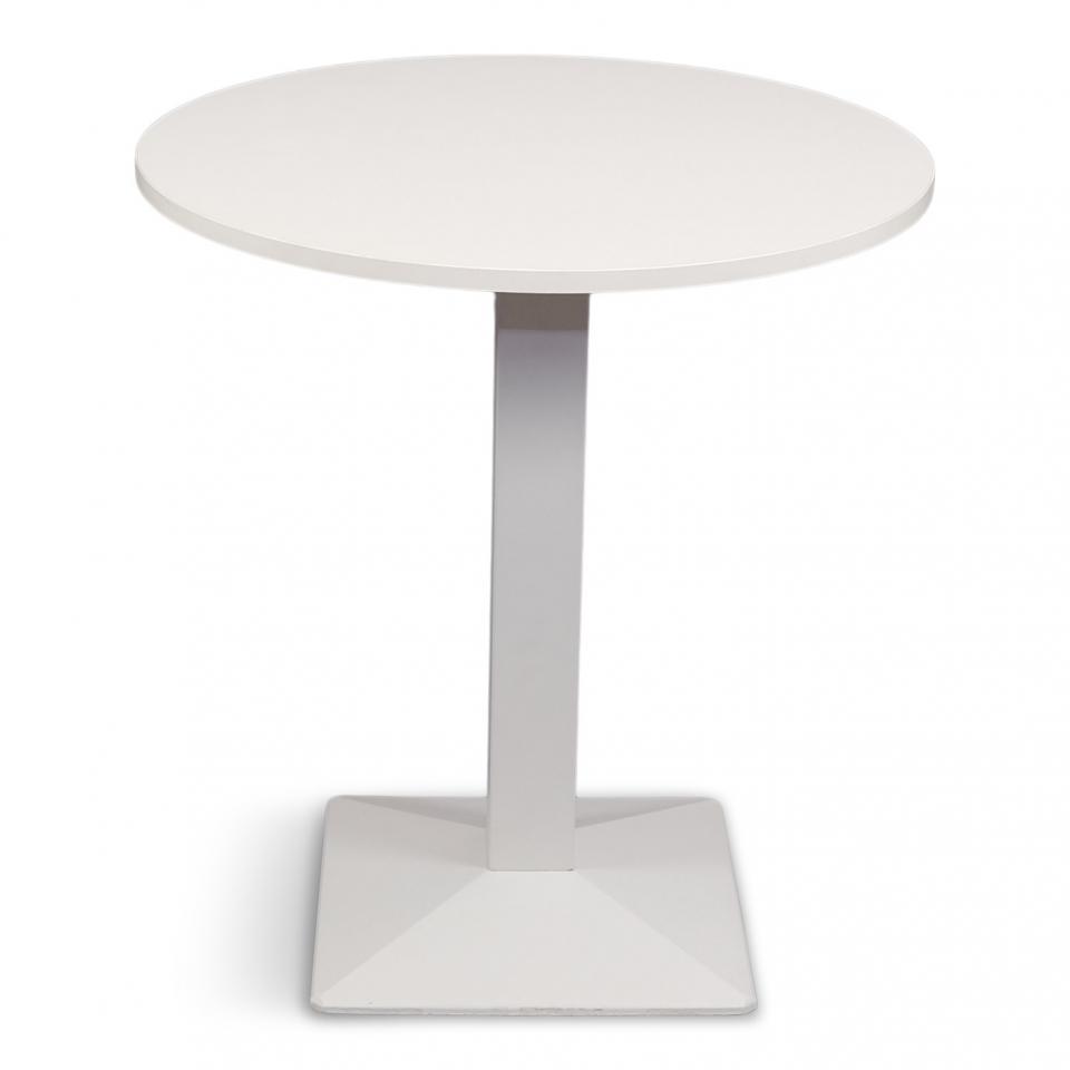 Bistrotisch Kuadra all white, 70 cm ø
