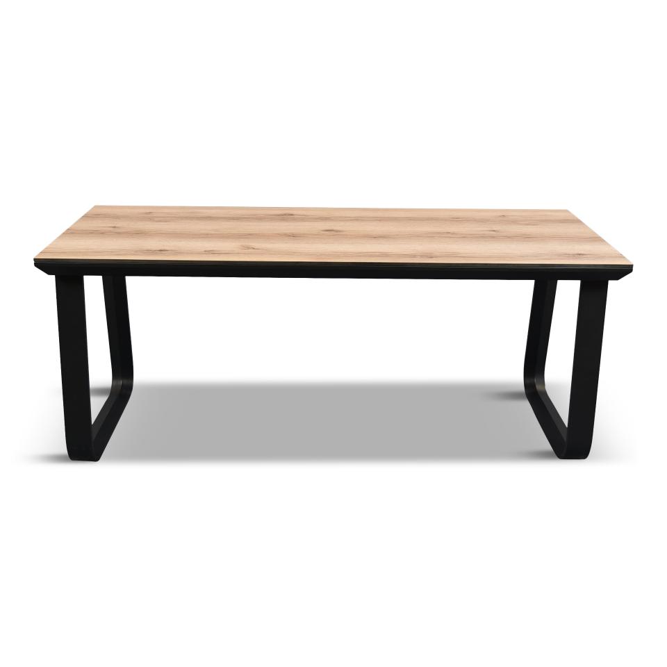 Dinnertisch Salt black oak, 180x70cm