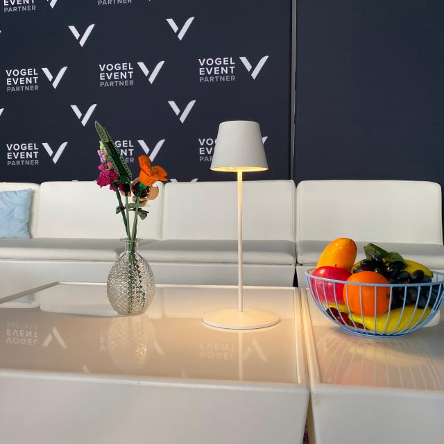 Akku Tischlampe Cosy White
