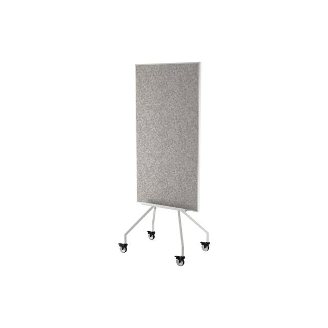 Whiteboard Pinnwand - Breite: 70 cm

Höhe: 180 cm

Doppelseitige Schreib-/Notiztafel zum Schreiben auf einer Seite und zum Anheften von Notizen oder Bildern auf der anderen.

Die magnetische Schreibfläche kann auch als Pinnwand verwendet werden, um gedruckte Tabellen, Notizen und Fotos zu präsentieren.