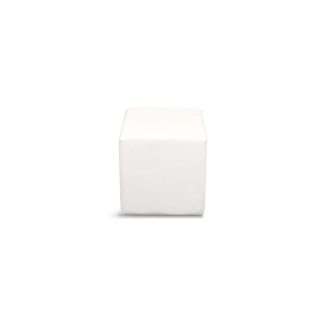 Lounge-Sitzwürfel Belly, white - Loungehocker