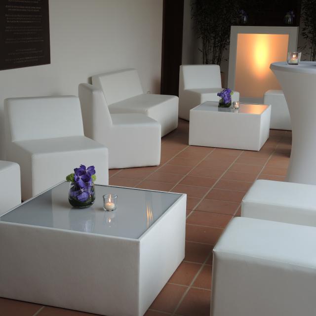 Loungetisch Belly, white