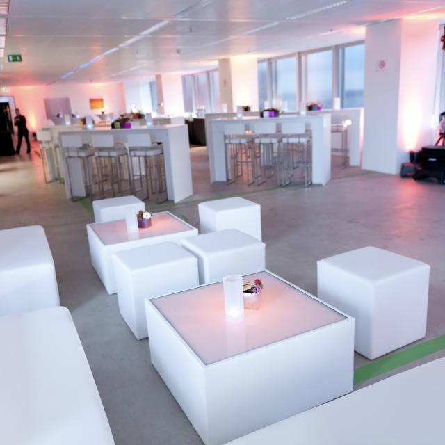 Loungetisch Belly, white