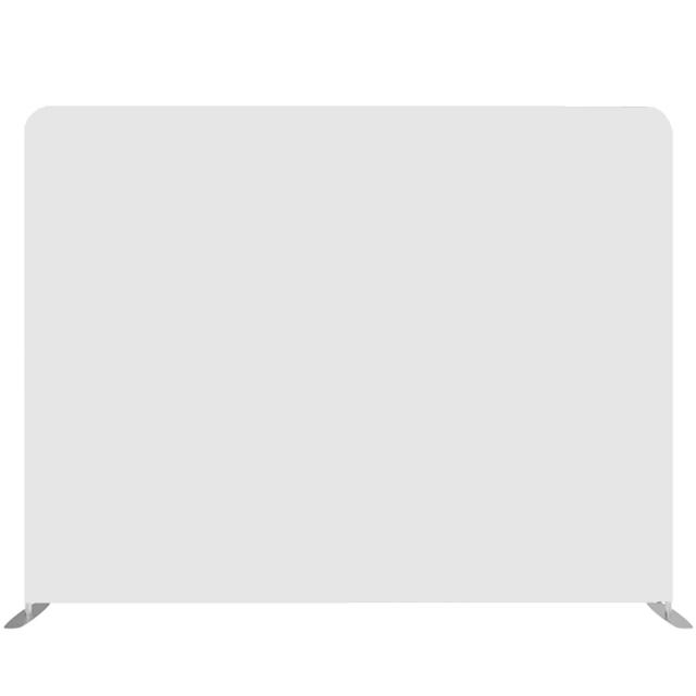 Trennwand - Raumteiler, white - stabiler Steckrohrrahmen aus Aluminium
Stoff zum Überstülpen
Systemgröße: B250 x H230 
250 g Polyester-Stretch-Gewebe (B1-zertifiziert)
beidseitig bedruckbar
inkl. Transporttasche
pulverbeschichtete Stahlfüße
nummerierte Stangen für schnellen Zusammenbau