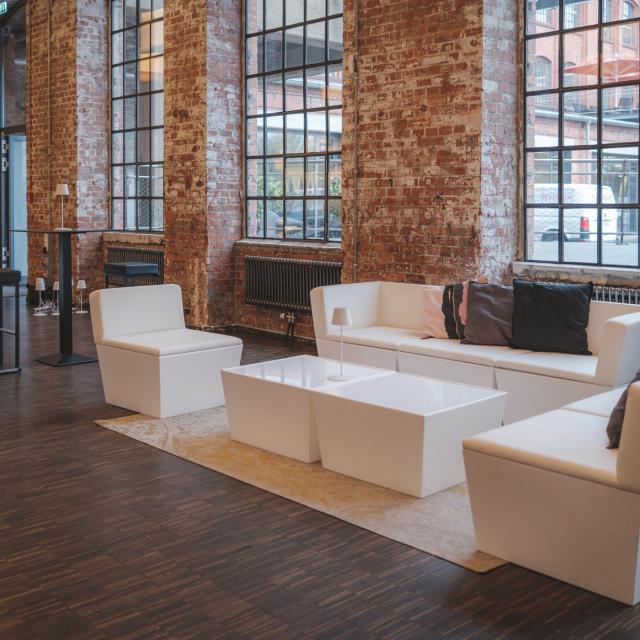 Lounge-Eckbank Conic, white