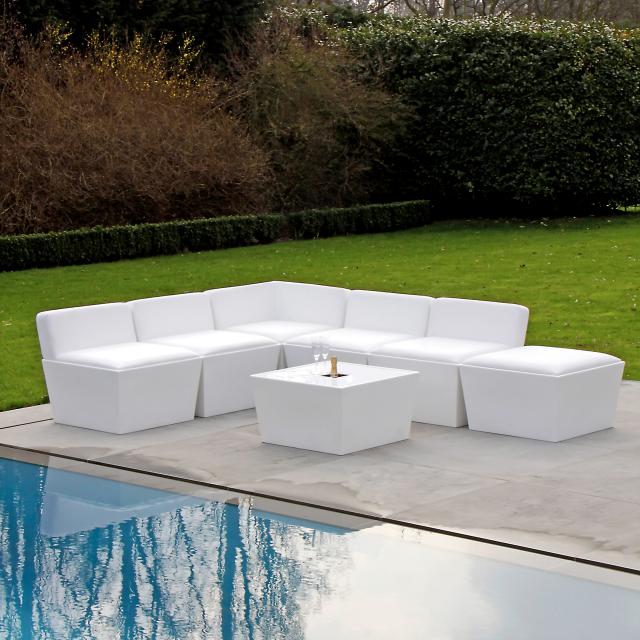 Lounge-Eckbank Conic, white