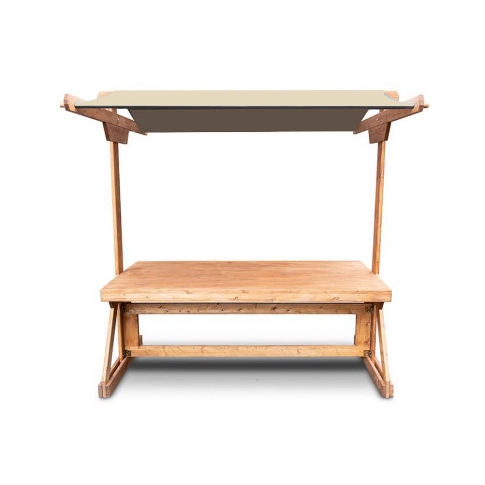 Marktstand holz - Buffet/Bar