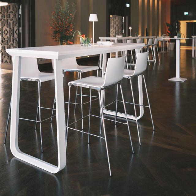 Hochtisch Salt white, 180x70cm