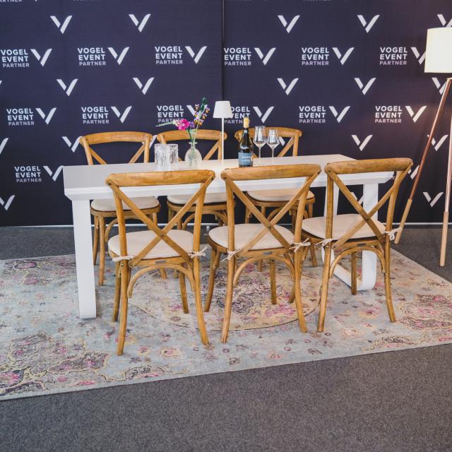 Dinnertisch Salt white, 180x70cm
