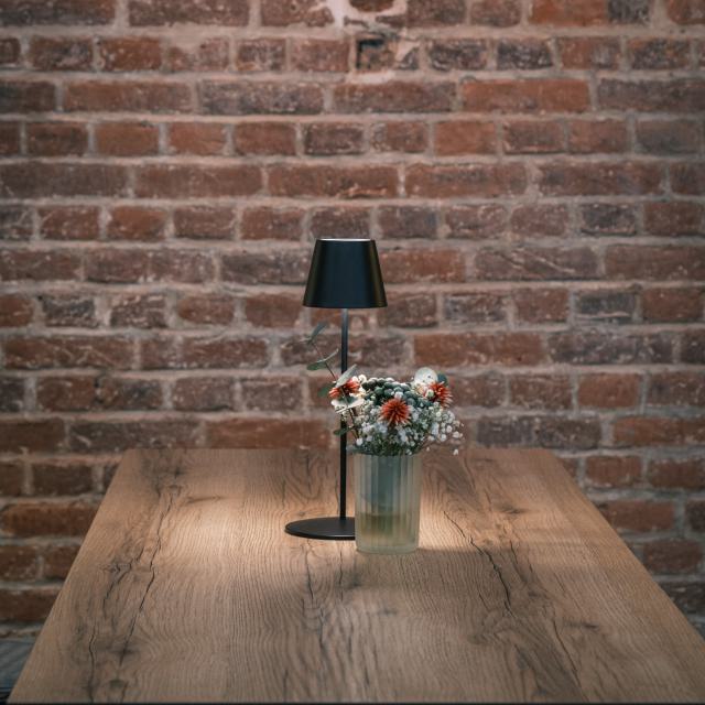 Akku Tischlampe Cosy Black