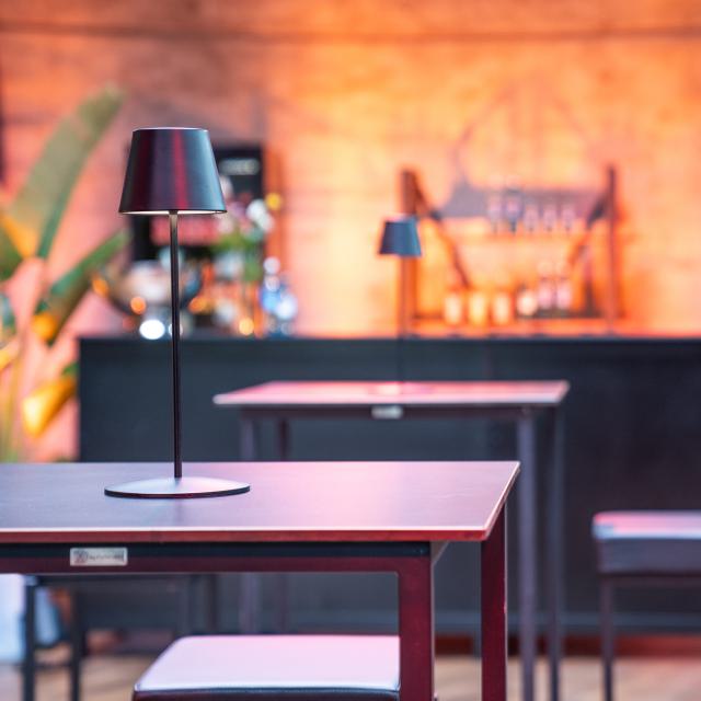 Akku Tischlampe Cosy Black