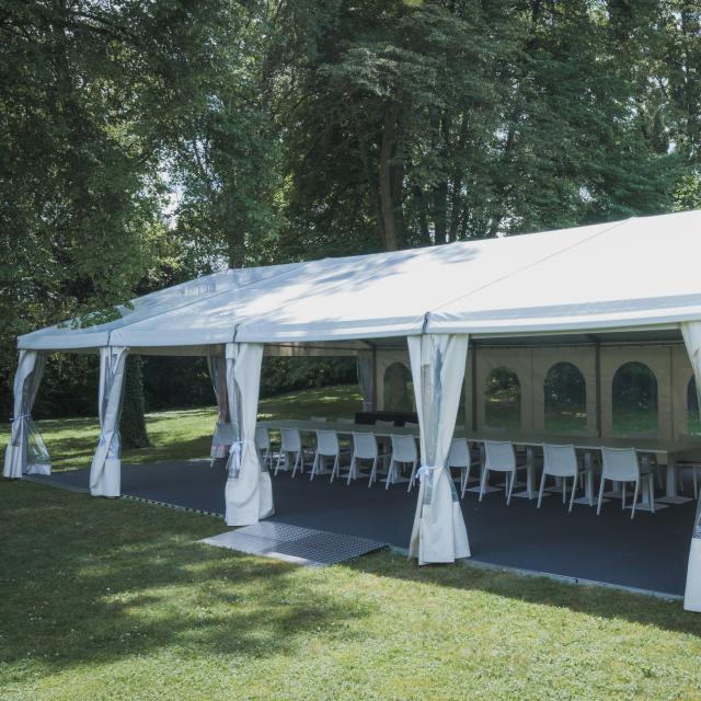 8x12m Giebelzelt (gesamt 96 qm)