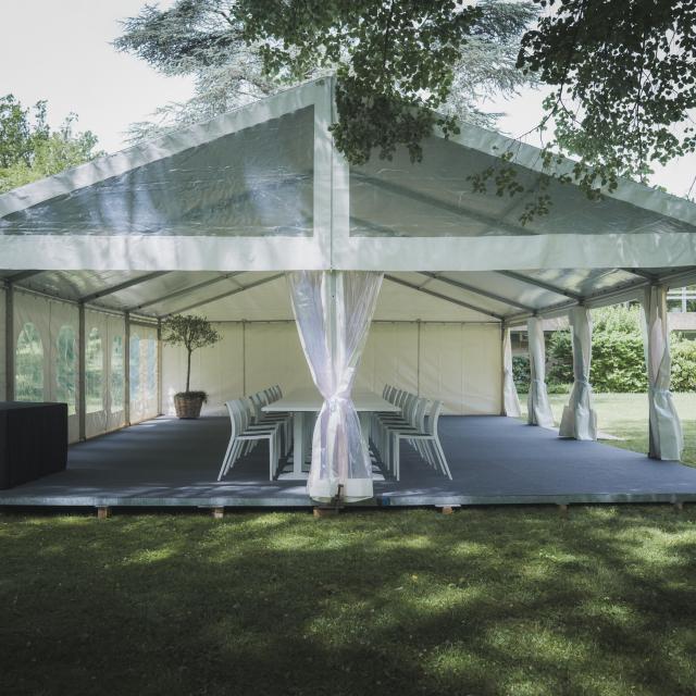 8x12m Giebelzelt (gesamt 96 qm)