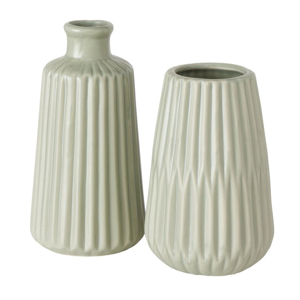 Vase Esko, light green - Set 2 Stück