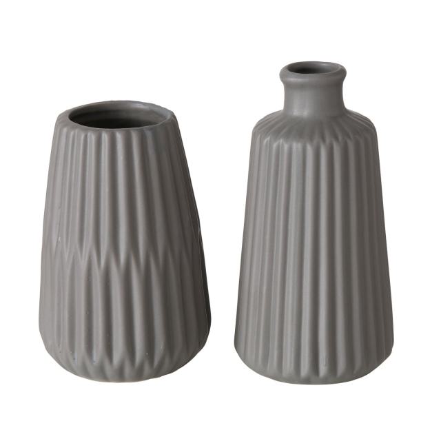 Vase Esko, gray - Set 2 Stück - 