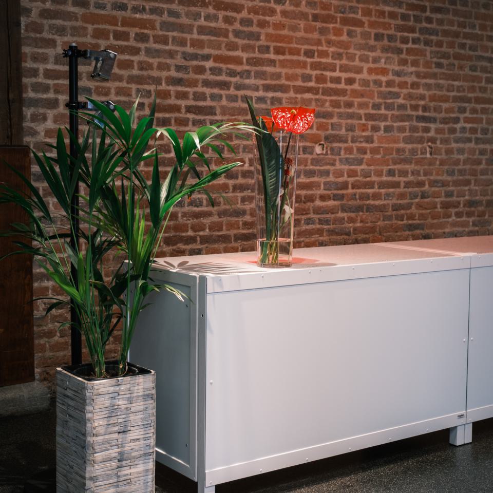 Buffettheke - foldable, white