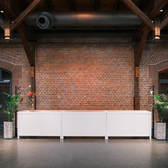 Buffettheke - foldable, white