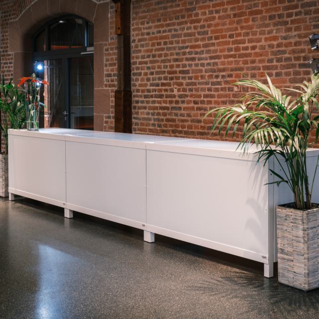Buffettheke - foldable, white