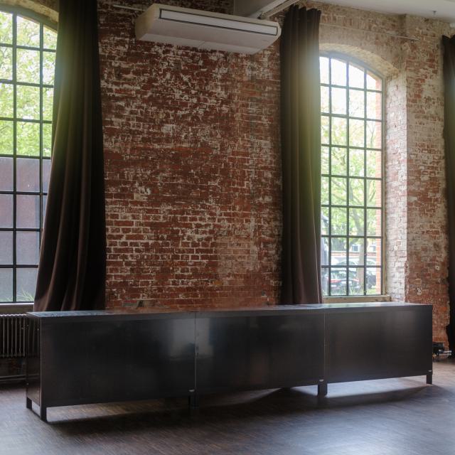 Buffettheke - foldable, black