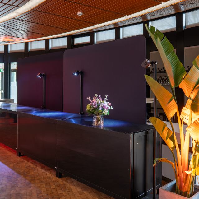 Buffettheke - foldable, black