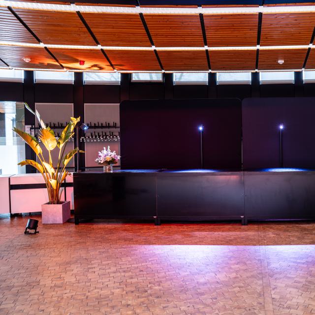 Buffettheke - foldable, black