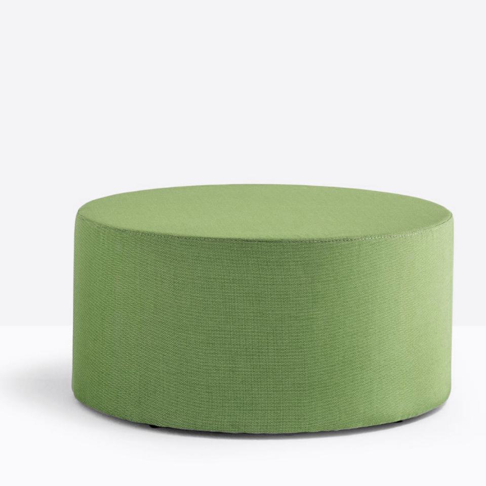 Loungehocker Pouf Wow, green - ø65 H43 cm