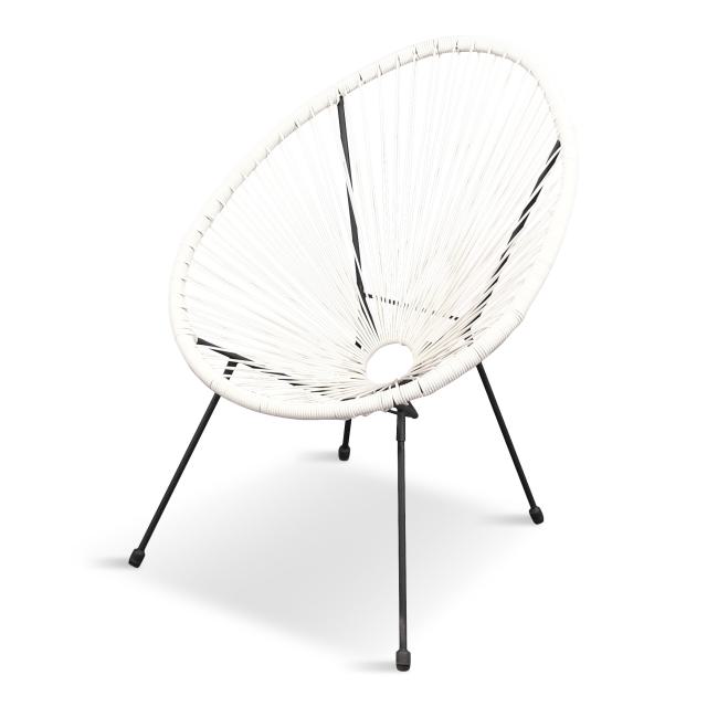 Loungesessel Acapulco, white - bequemer und schöner Eyecatcher