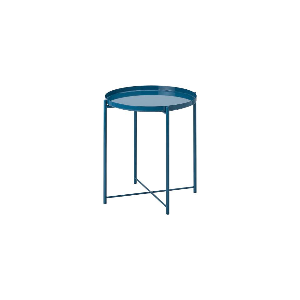 Lounge-Beistelltisch Steel, blue