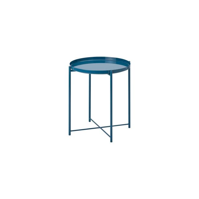 Lounge-Beistelltisch Steel, blue