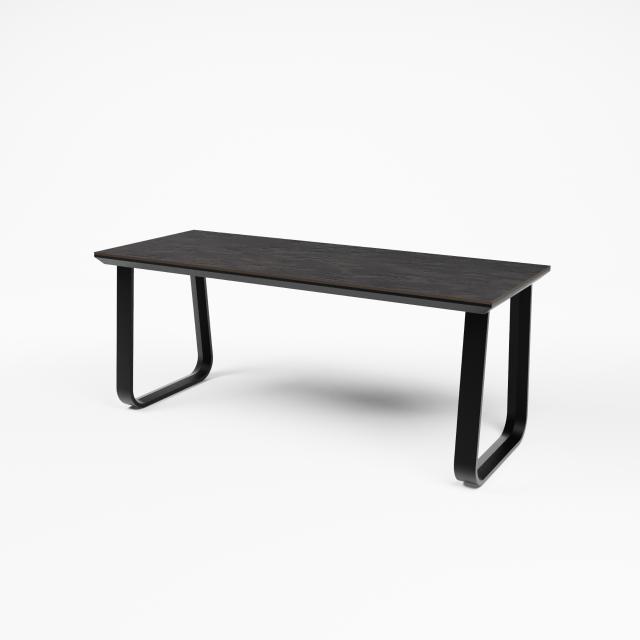 Dinnertisch Salt black moon, 180x70cm