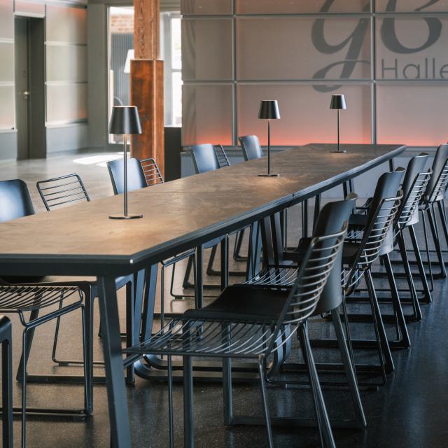 Hochtisch Salt black moon, 180x70cm