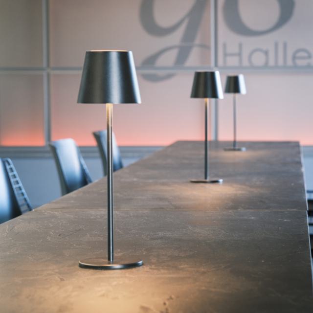 Hochtisch Salt black moon, 180x70cm